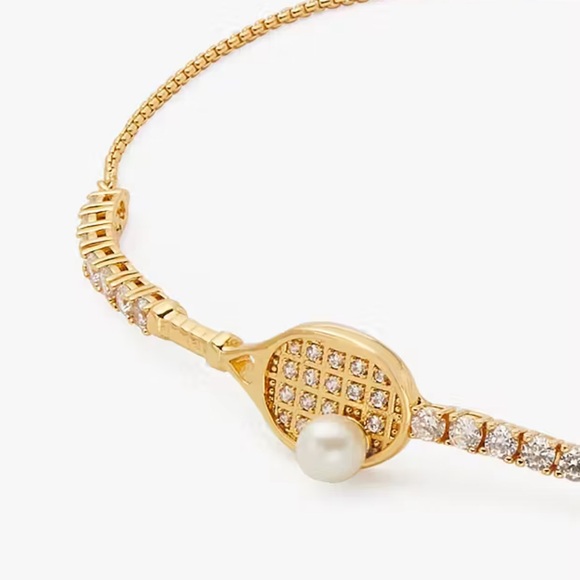 $99 Kate Spade Queen Of The Court Tennis Slider Bracelet - Picture 3 of 5